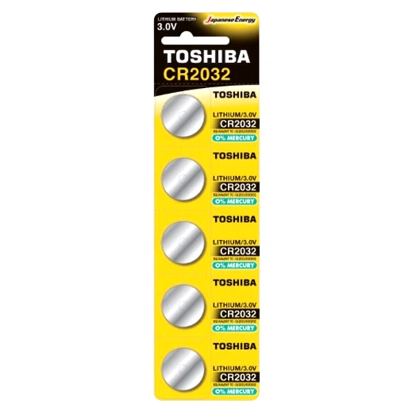 TOSHIBA BATERII LITHIUM CR2032 5BUCSET 20SETCUT 10CUTBAX