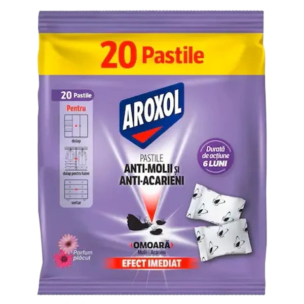 PASTILE ANTIMOLIIANTIACARIENI 20BUC 12BAX AROXOL 125 GR