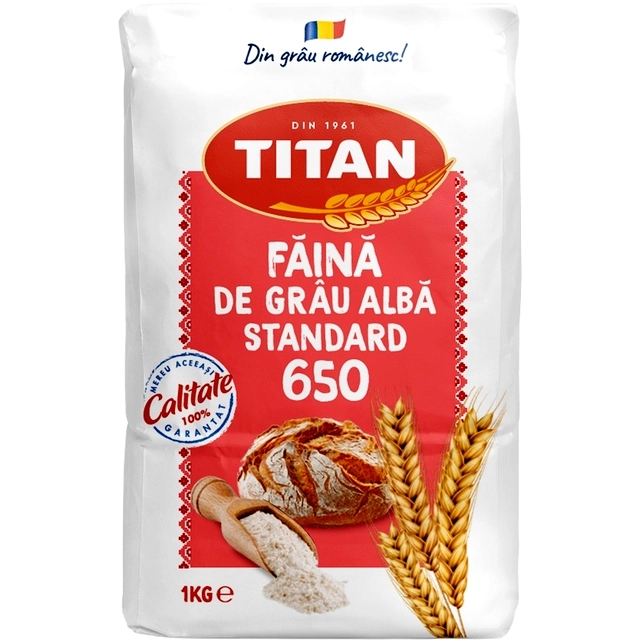 FAINA DIN GRAU ALBA 650 TITAN 1 KG