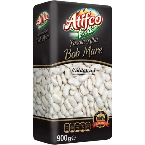 FASOLE ALBA CU BOB MARE ATIFCO 900 G