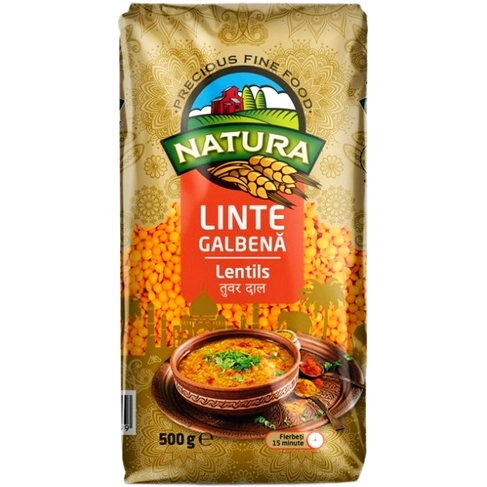 LINTE GALBENA NATURA 1 KG