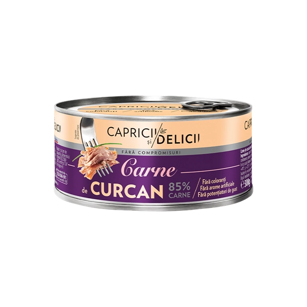 CARNE DE CURCAN MANDY CAPRICII SI DELICII 300 GR