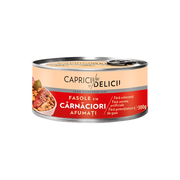 FASOLE CARNACIORI MANDY CAPRICII SI DELICII 300 GR