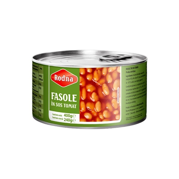 FASOLE SOS TOMAT RODNA 400 GR