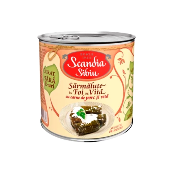 SARMALUTE FOI VITA CU PORC SI VITA SCANDIA SIBIU 400 GR
