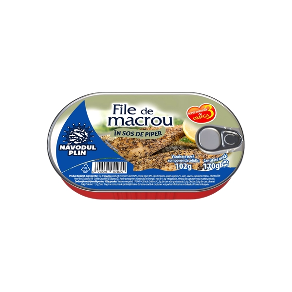 FILE MACROU SOS DE PIPER NAVODUL 170 GR