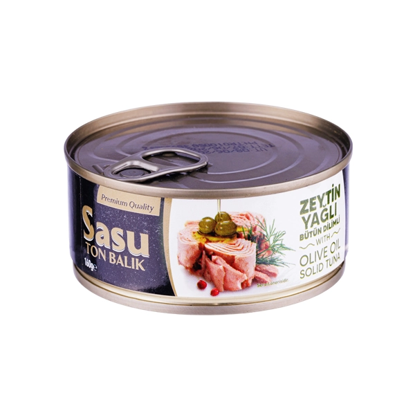 SASU TON INTREG CU ULEI MASLINE 160 GR CHEITA
