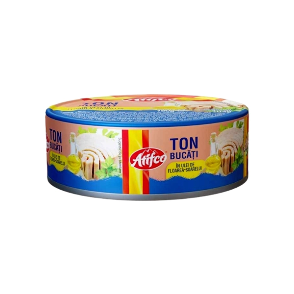 TON BUCATI IN ULEI DE FLOAREA SOARELUI ATIFCO 160 GR