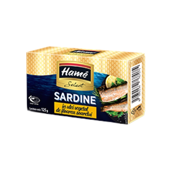 SARDINE IN ULEI HAME 125 GR