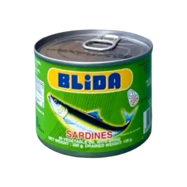 SARDINE IN ULEI VEGETAL BLIDA 200 GR
