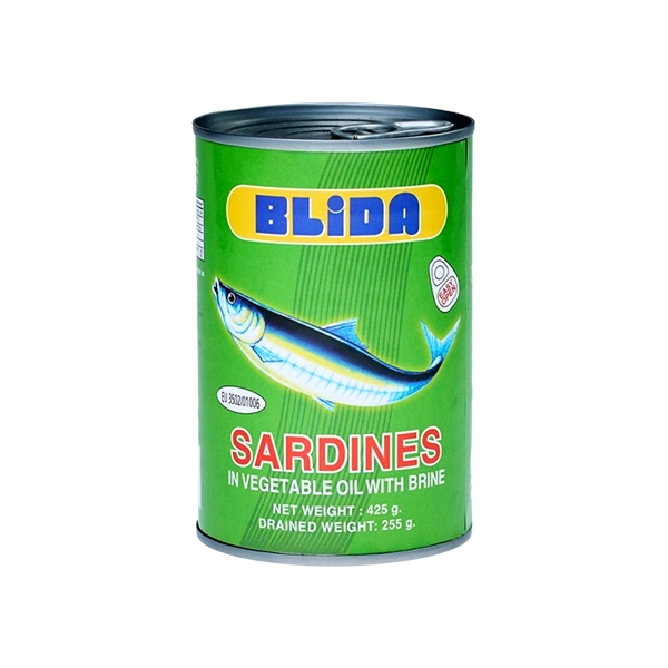 SARDINE IN ULEI VEGETAL BLIDA 425 GR