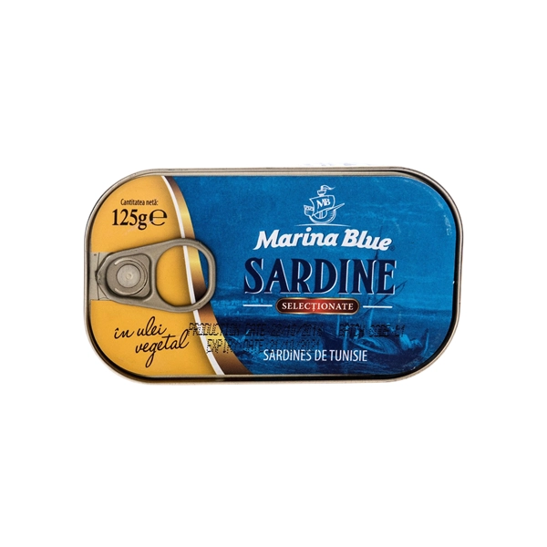 SARDINE IN ULEI VEGETAL DARINNE 125 GR