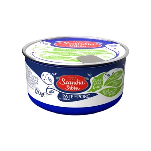 PATE DE PORC SCANDIA SIBIU 120 GR