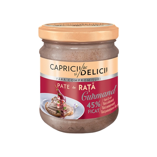 PATE RATA GURMAND MANDY CAPRICII SI DELICII 180 GR