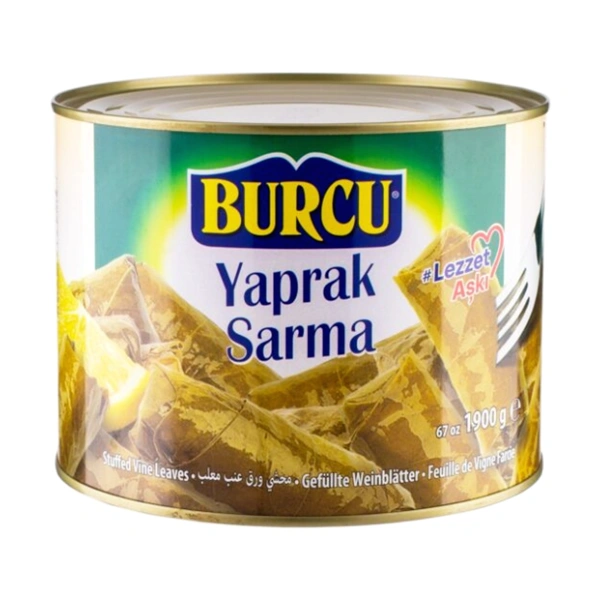 SARMALE IN FOIE DE VITA UMPLUTE CU OREZ SI CEAPA CUTIE 1.9KG BURCU