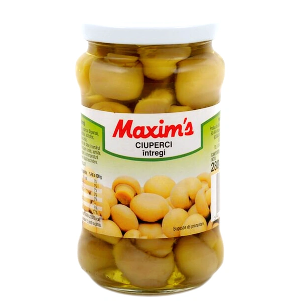 CIUPERCI INTREGI MAXIM'S 280 GR