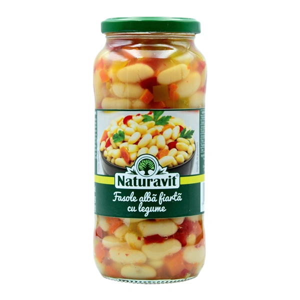 FASOLE ALBA FIARTA IN LEGUME NATURAVIT 580 GR