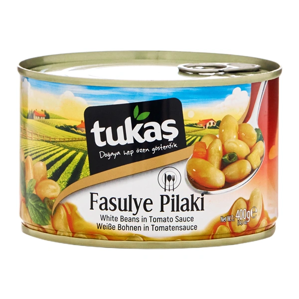 FASOLE ALBA IN SOS TOMAT TUKAS 400 GR