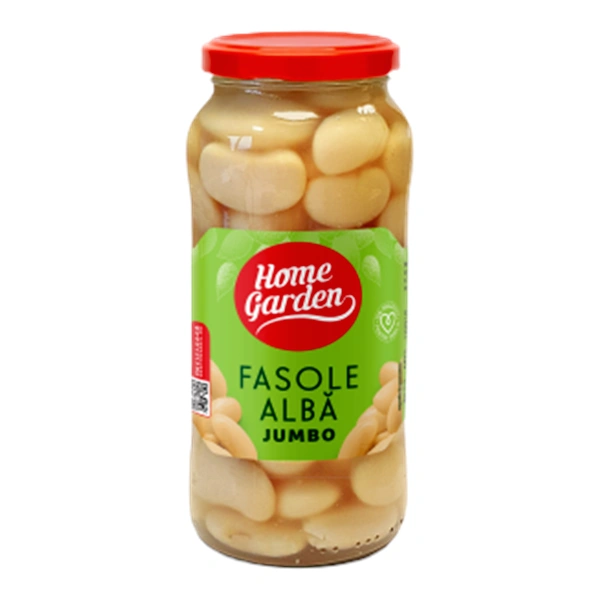 FASOLE ALBA JUMBO BORCAN HOME GARDEN 580 ML