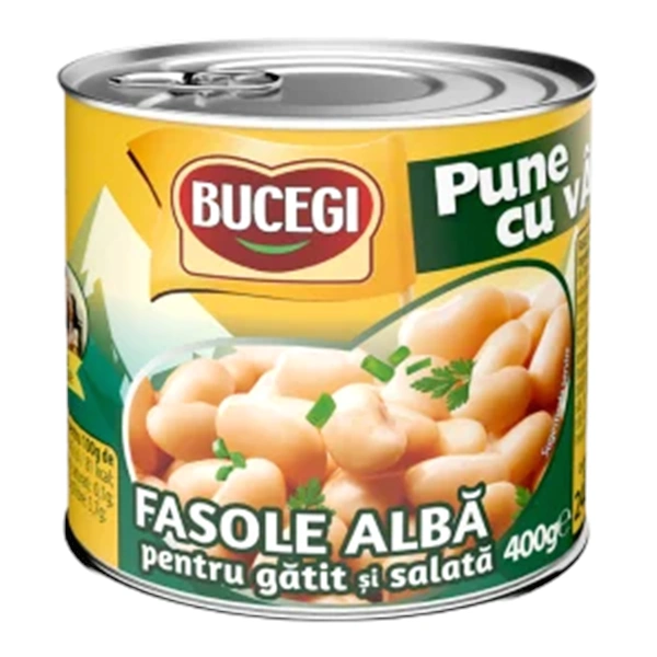 FASOLE ALBA PENTRU GATIT SI SALATA BUCEGI 400 GR