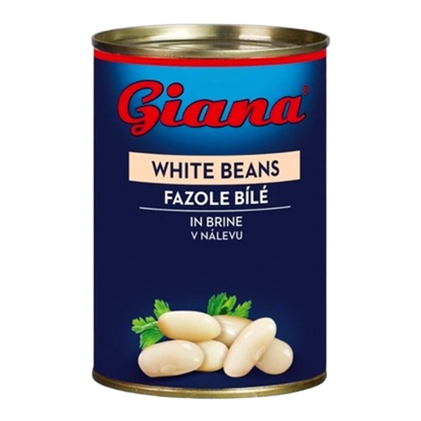 FASOLE BOABE ALBE INTREGI IN SARAMURA GIANA 425 ML