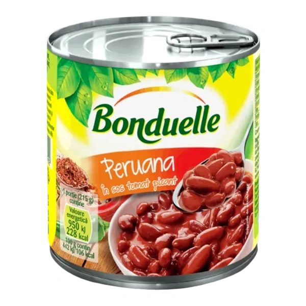 FASOLE ROSIE BOABE SOS PICANT BONDUELLE 400 GR