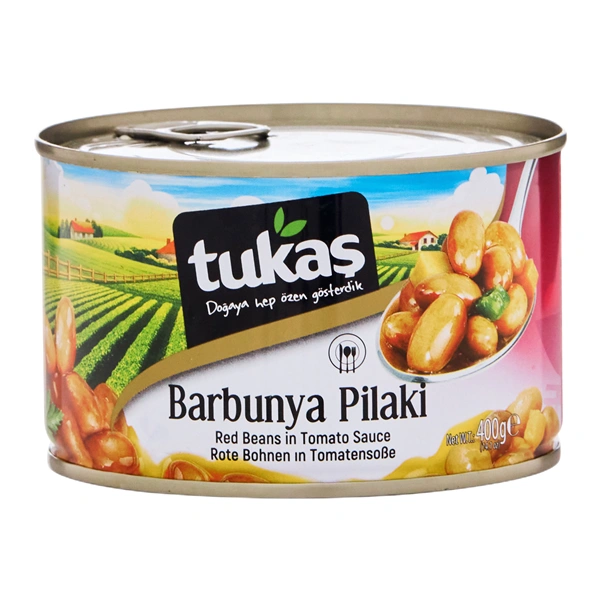 FASOLE ROSIE IN SOS TOMAT TUKAS 400 GR
