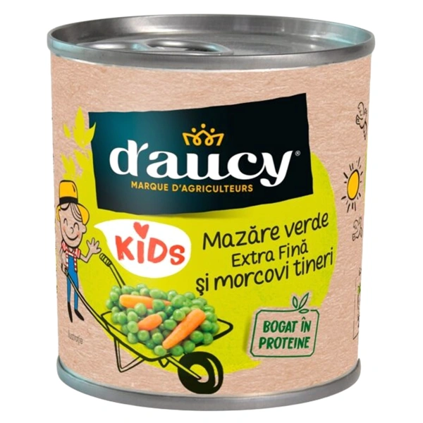 MAZARE VERDE SI MORCOVI KIDS D'AUCY CUTIE 400 GR