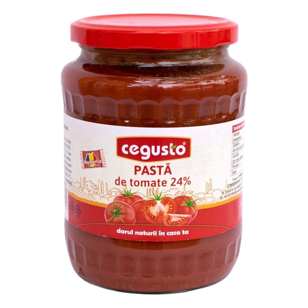 PASTA DE TOMATE 24 CONSERVFRUCT CEGUSTO 720 GR