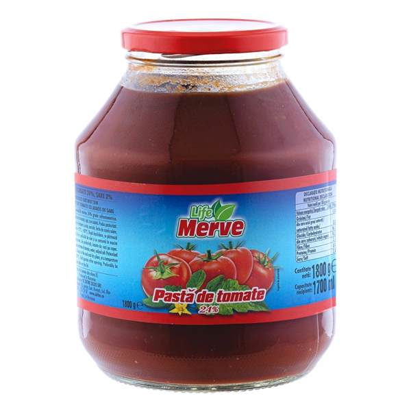 PASTA TOMATA MERVE 24% 1800 GR
