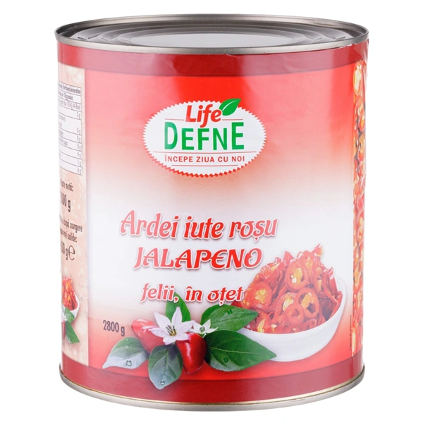 ARDEI IUTE ROSU JALAPENO IN OTET DEFNE 2800 GR