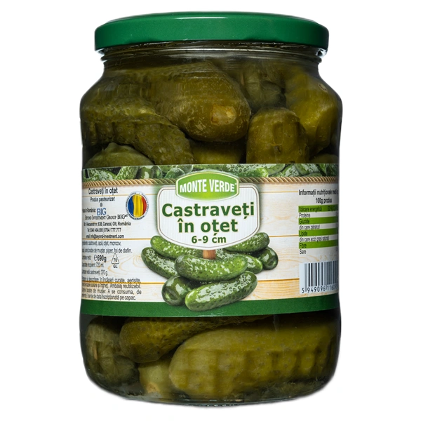 CASTRAVETI IN OTET 6 9CM MONTE VERDE 720 ML