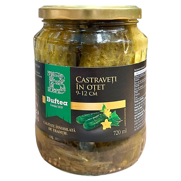 CASTRAVETI IN OTET 9 12CM BUFTEA 720 GR