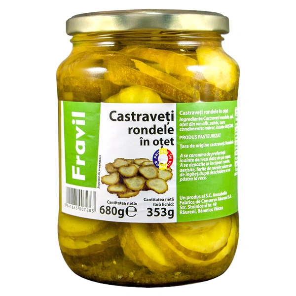 CASTRAVETI IN OTET RONDELE FRAVIL 680 GR