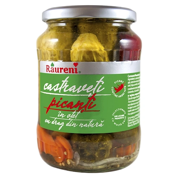 CASTRAVETI PICANTI IN OTET RAURENI 680 GR