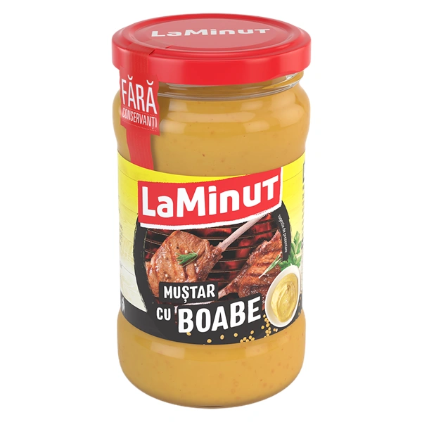 MUSTAR CU BOABE LA MINUT 300 GR