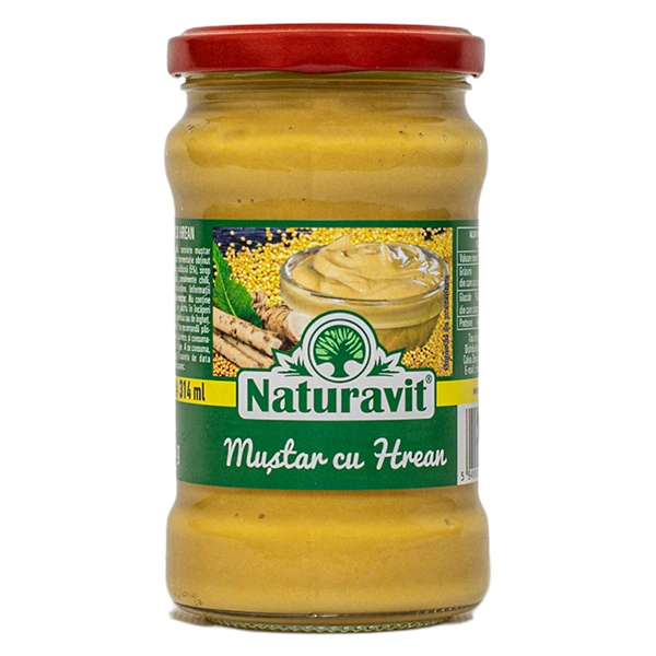 MUSTAR DULCE CU HREAN NATURAVIT 314 GR