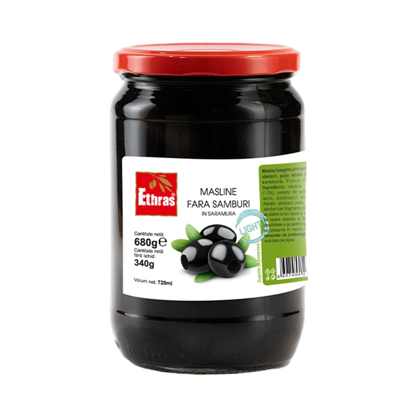 MASLINE NEGRE FARA SAMBURI IN SARAMURA ETHRAS 680 GR