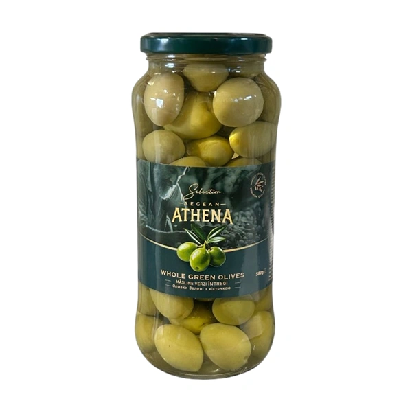 MASLINE VERZI INTREGI ATHENA 580 GR