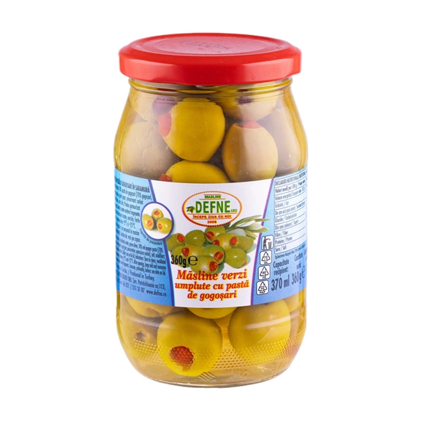 MASLINE VERZI UMPLUTE CU GOGOSARI DEFNE 370 GR